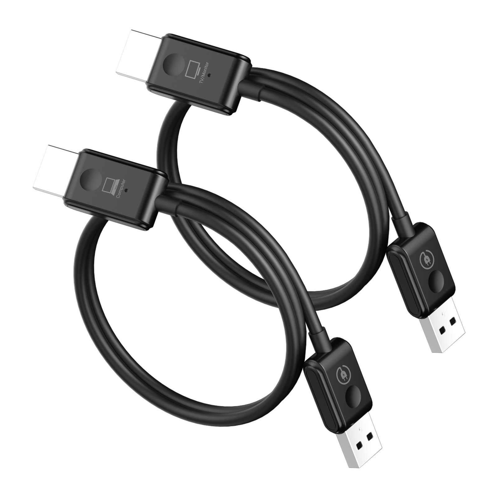 50M Wireless HDMI Type-C Extender Video Transmitter Receiver for PS4 DVD Camera