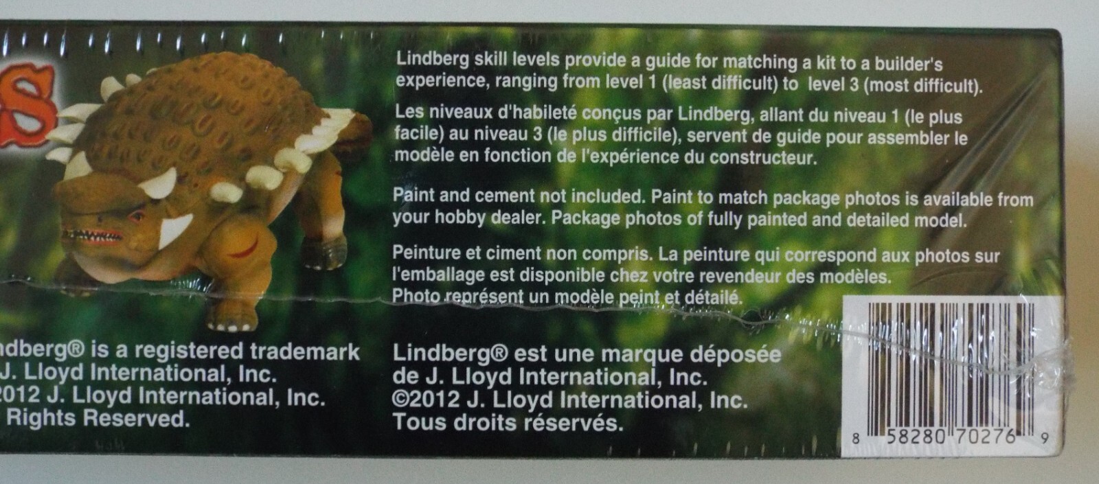 Ankylosaurus Lindberg Dinosaur Collection #70276 Discontinued Shrink Wrap MISB