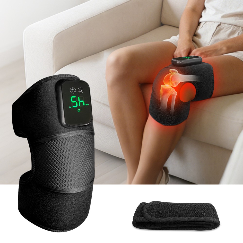 Knee Heating Pad Electric Massager Arthritis Pain Relief Warm Therapy Daily Use
