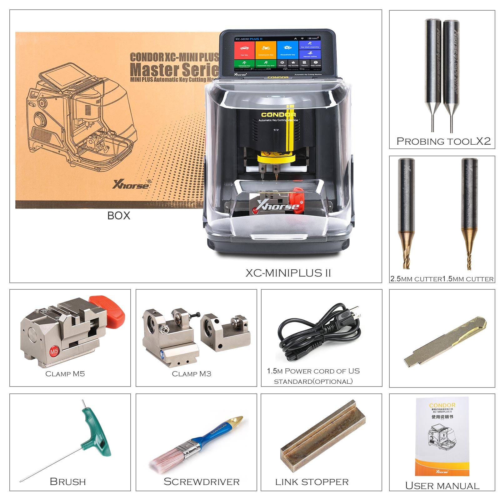 Xhorse Condor XC-Mini Plus II Tool  2nd Generation 2-in-1 for Car/Motorbike Etc