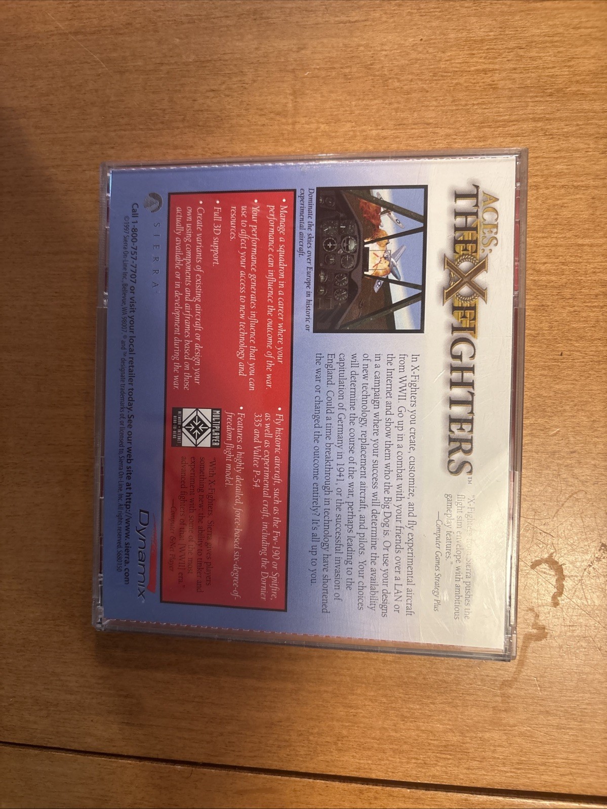 Red Baron II 2 (PC CD-ROM, 1997, Sierra) Complete Combat Flight Simulator VG