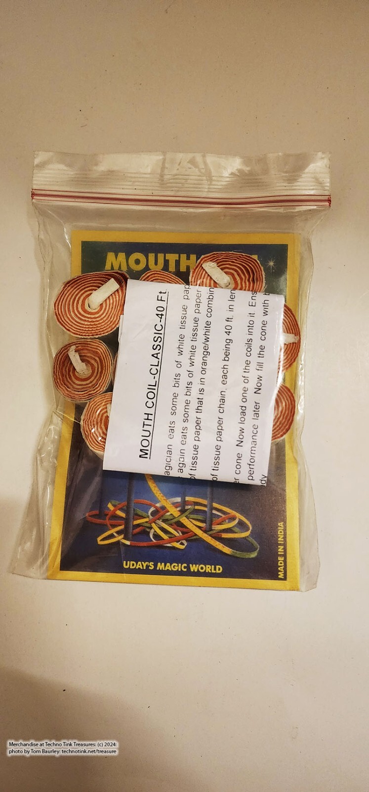 Mouth Coil Classic - 40 Feet by Uday - Trick