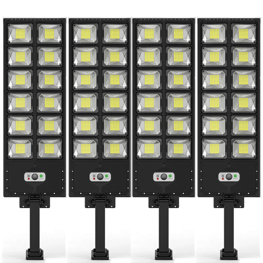 Outdoor Solar Street Light Motion Sensor Lamp Commercial Dusk To Dawn Road Lamp