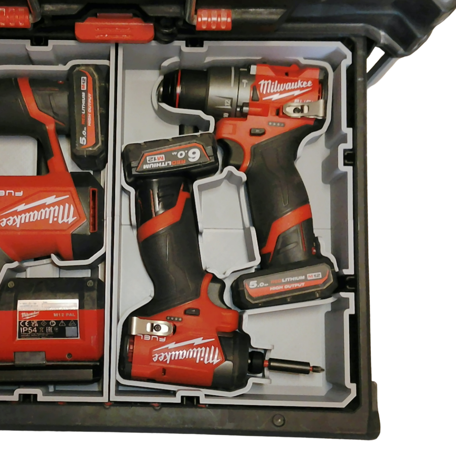 Milwaukee M12 Gen 3 Drill + Impact Packout Drawer Insert Fits Compact Organiser