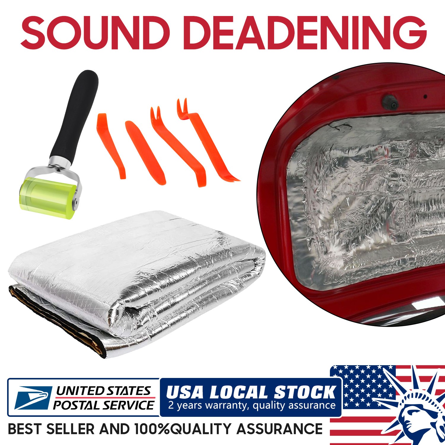 For Workshop walls and ceilings Sound Deadener noise reduction Insulation Mat