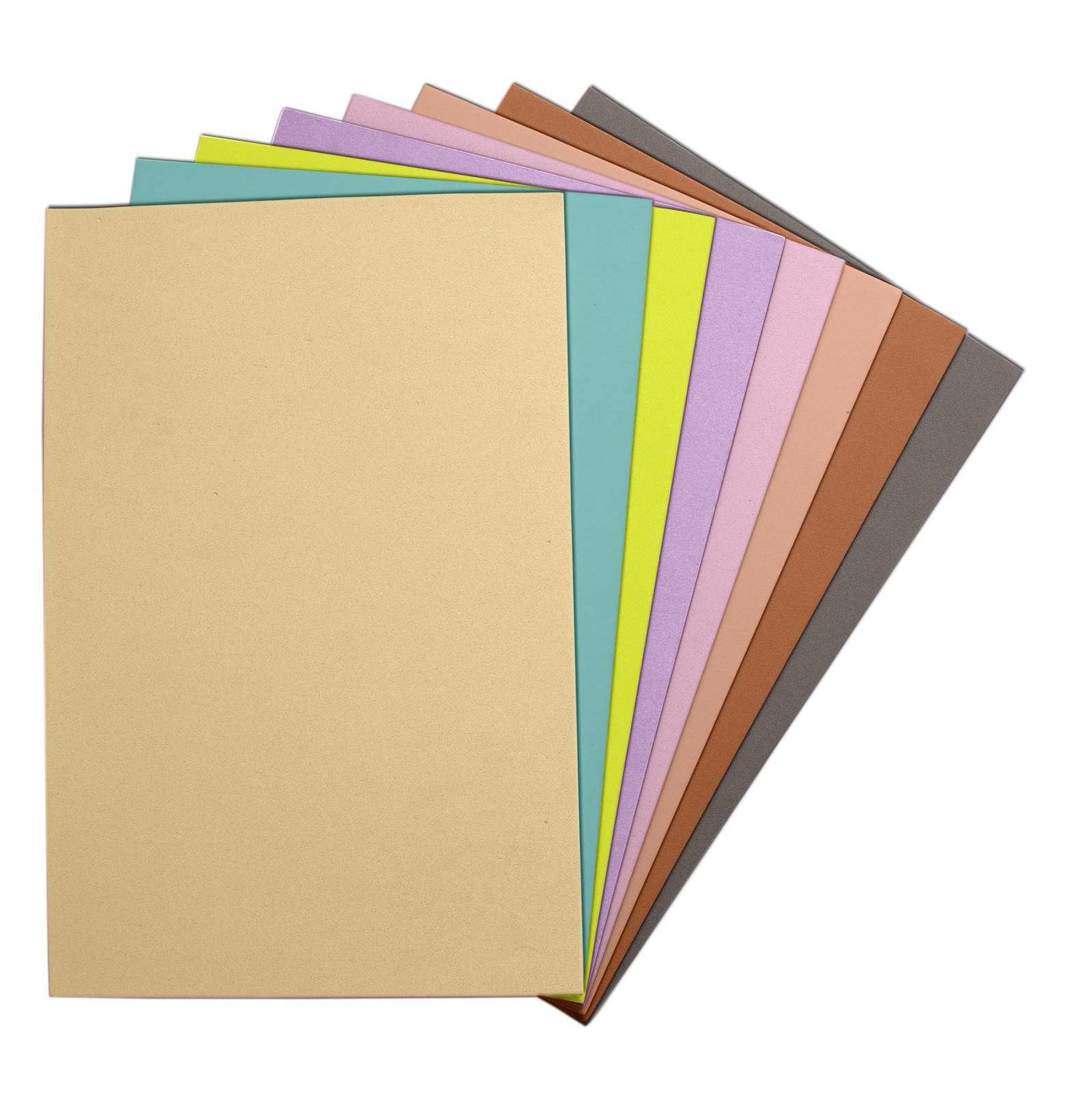 Pastel EVA Foam Sheets, 8 Assorted Colors, 6 x 9 Inch, 2mm Thick – Foam Pa