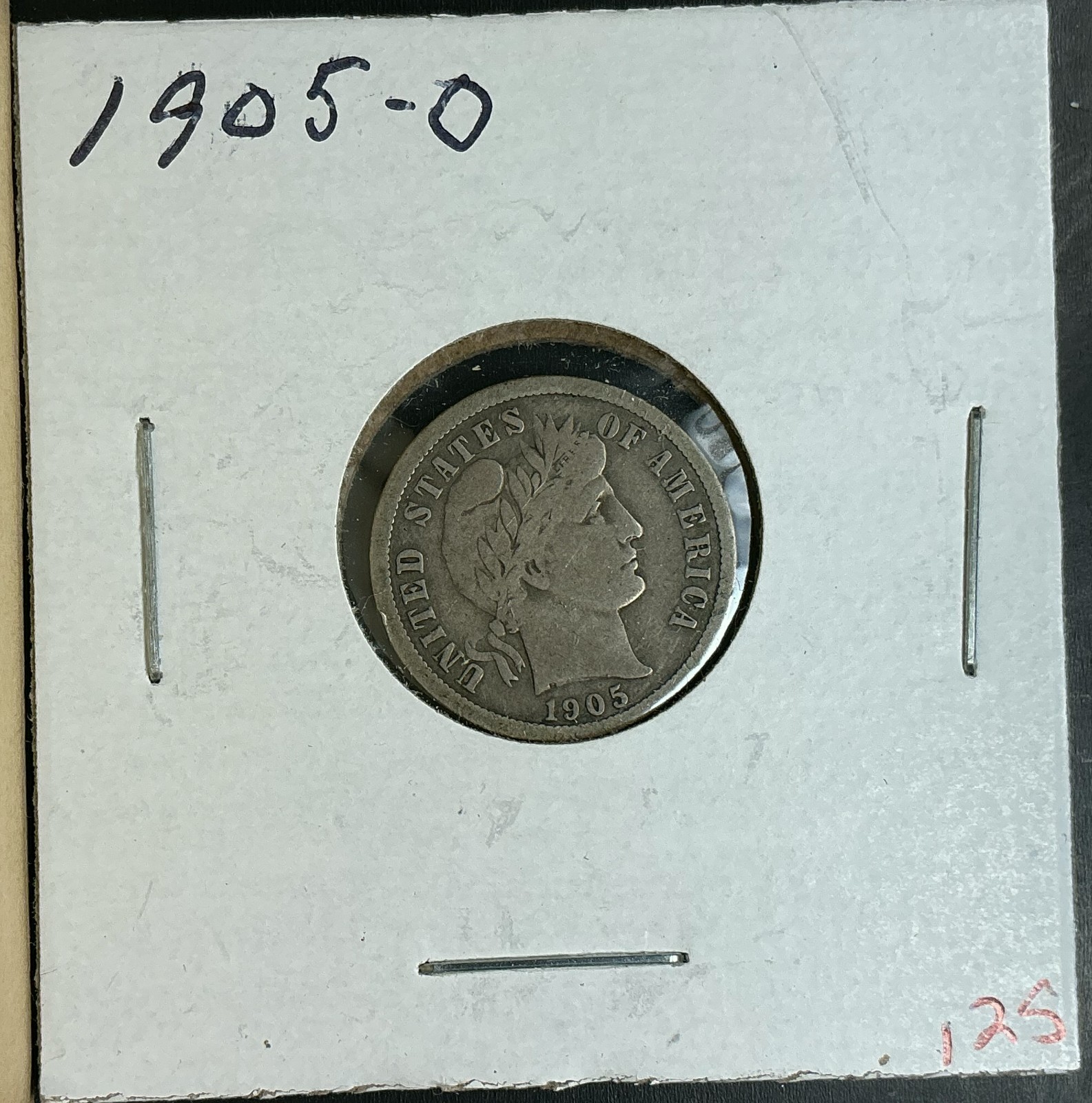 1905-O VF Barber Liberty Dime New Orleans Problem Free original silver coin