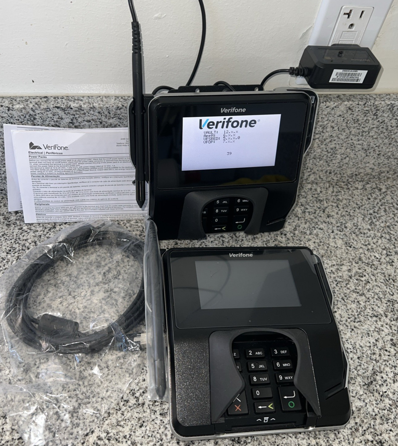 New VeriFone MX 915 Credit Card Pinpad Payment Terminal  M177-409-01-R