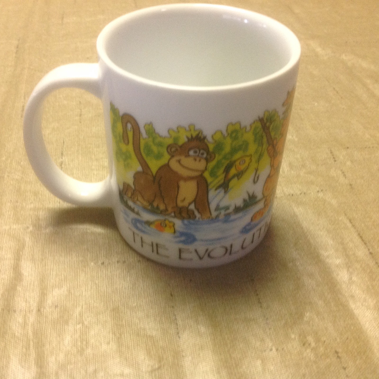 The Evolution Of Fishing Coffee Mug