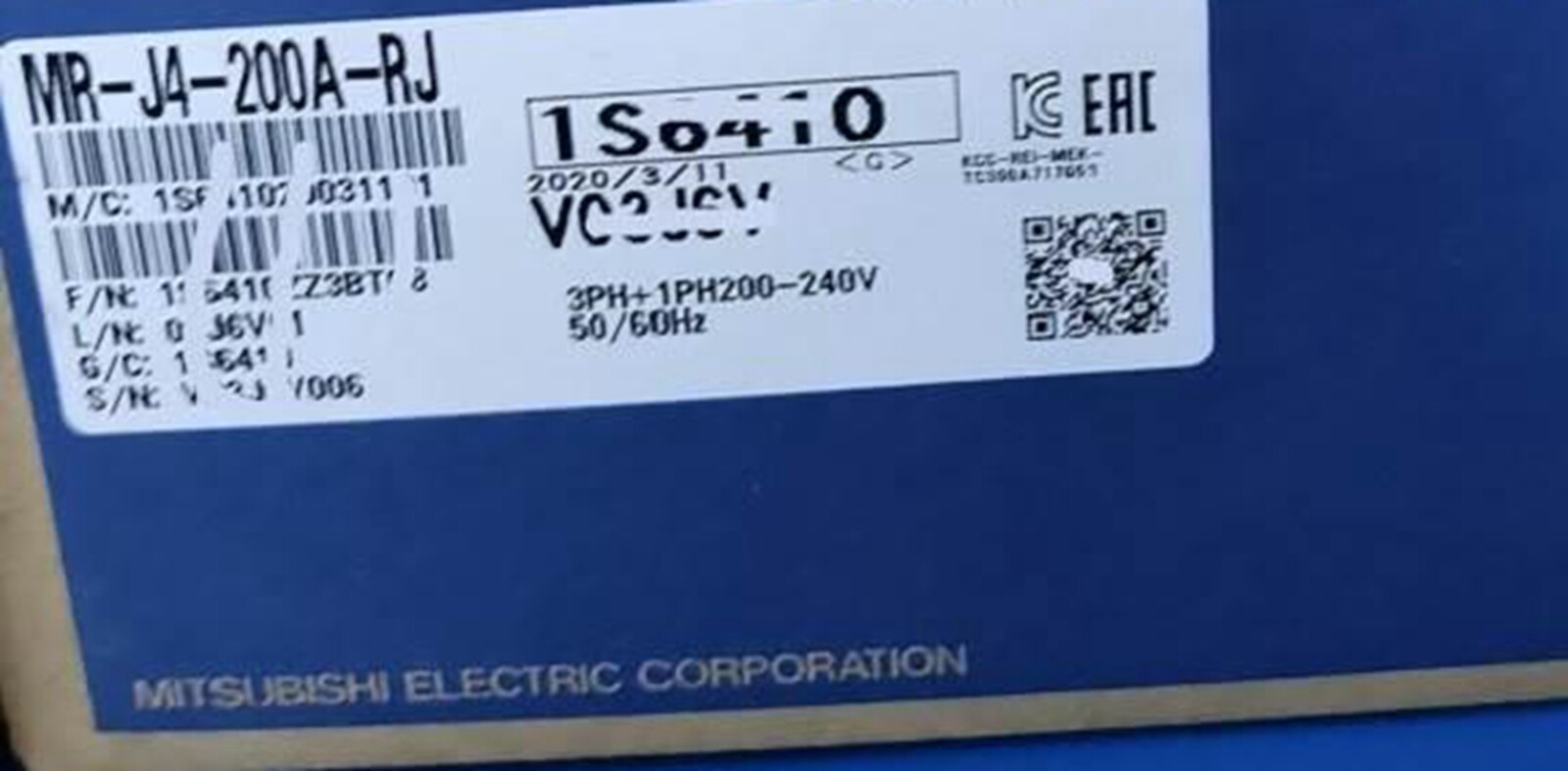 NEW MITSUBISHI MR-J4-200A-RJ MRJ4200ARJ Servo Drive