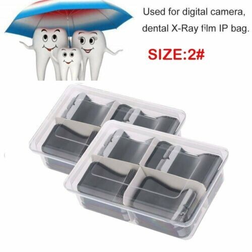 500/1000 Dental Barrier Envelopes SIZE#2 fit Digital X-Ray ScanX Phosphor Plates