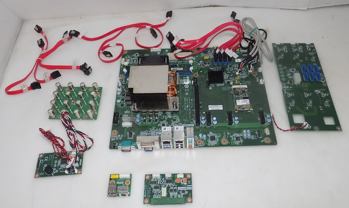 ADVANTECH EDGEVR300T-MB MOTHERBOARD VERINT EDGEVR300 PLUS BOARDS / CABLES ETC.