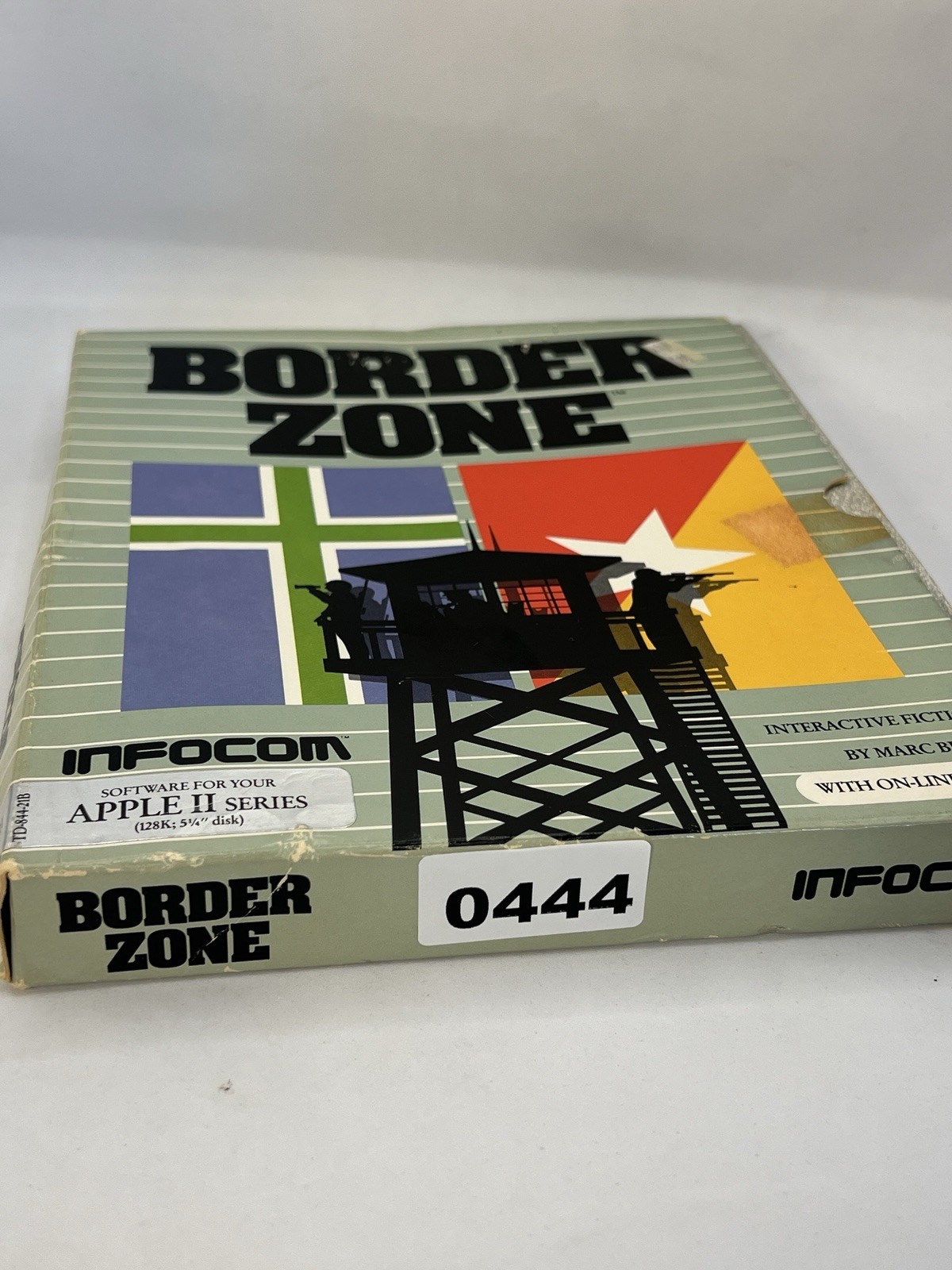 Vintage Border Zone Infocom Apple II Complete Box Set Big Box Untested