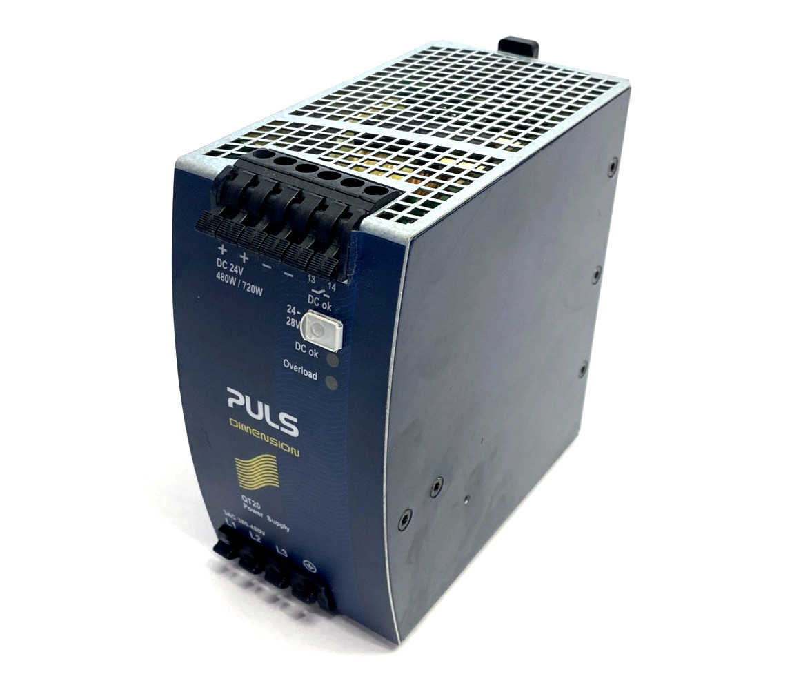 Puls QT20.241 Power Supply 3PH 24 20A 480W, 3AC 380-480V
