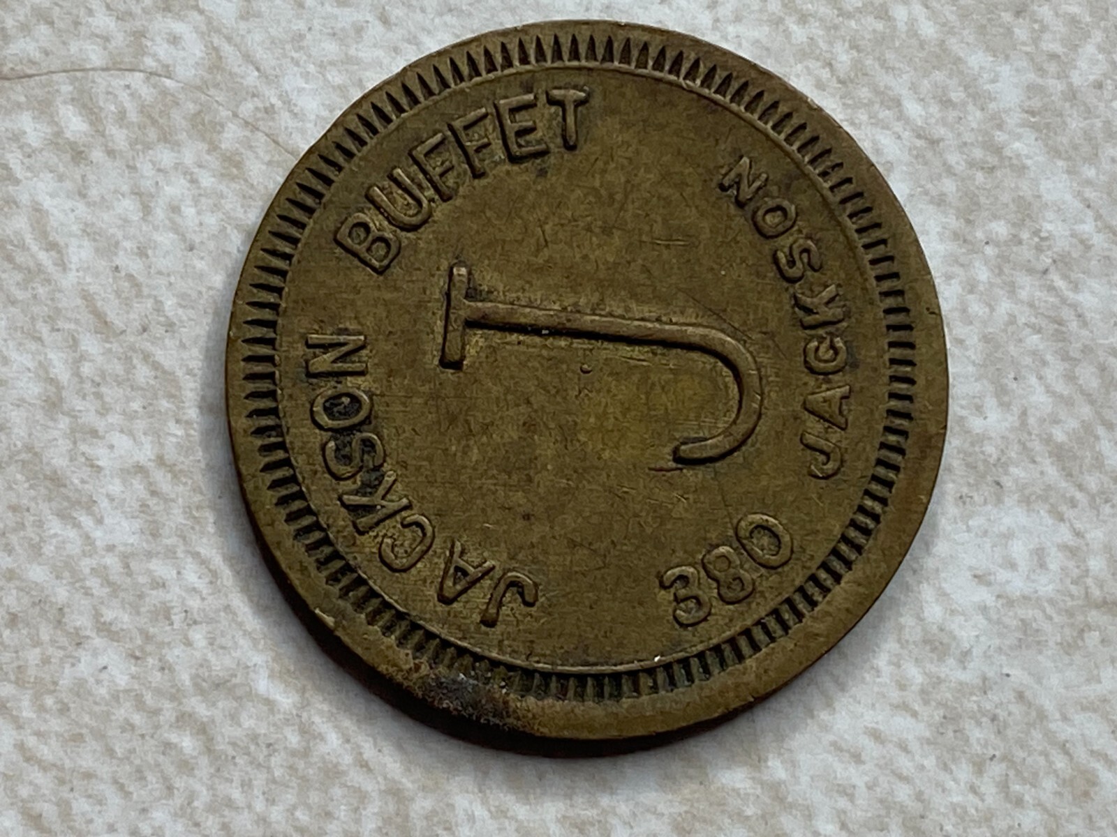 Jackson Buffet J Saint St Paul MN Minnesota Trade Token T8119