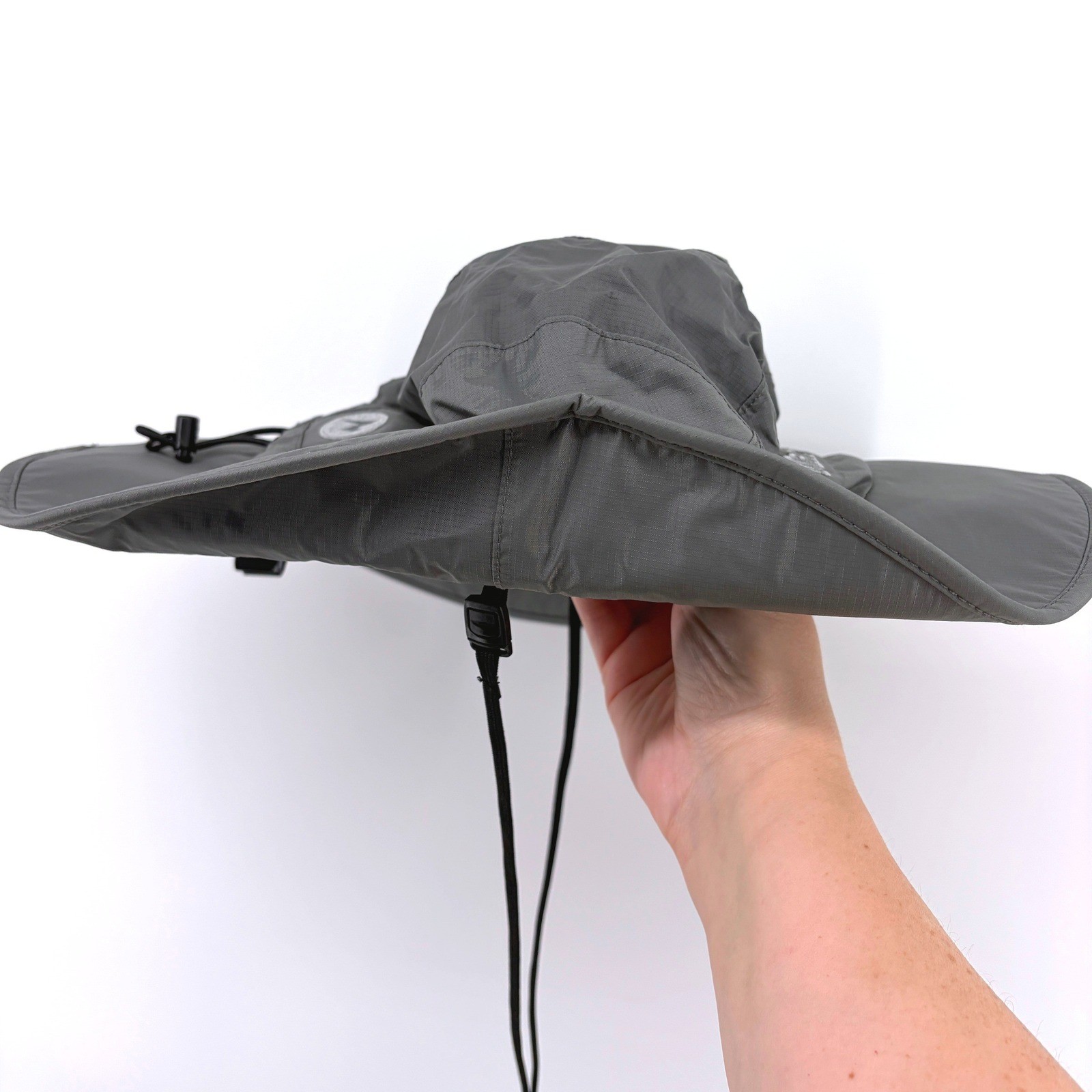 Marmot Wide Brim Sun Hat Men's S/M Gray Lightweight Outdoor Hiking Boonie Hat