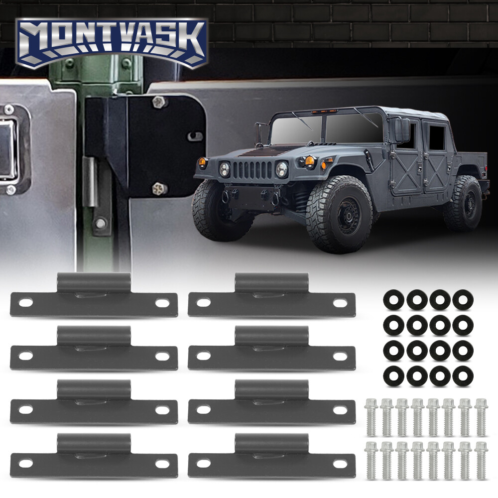 Green Military Humvee X-Door Mounting Hinge Half - 4 Door Hangers M998 12338650