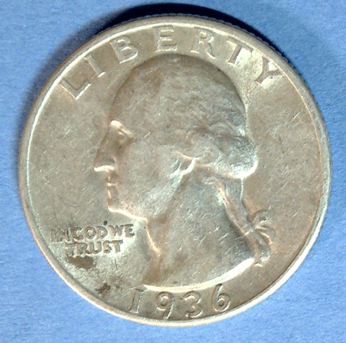 1936 Washington Philadelphia Mint Quarter XF Condition, but you grade it