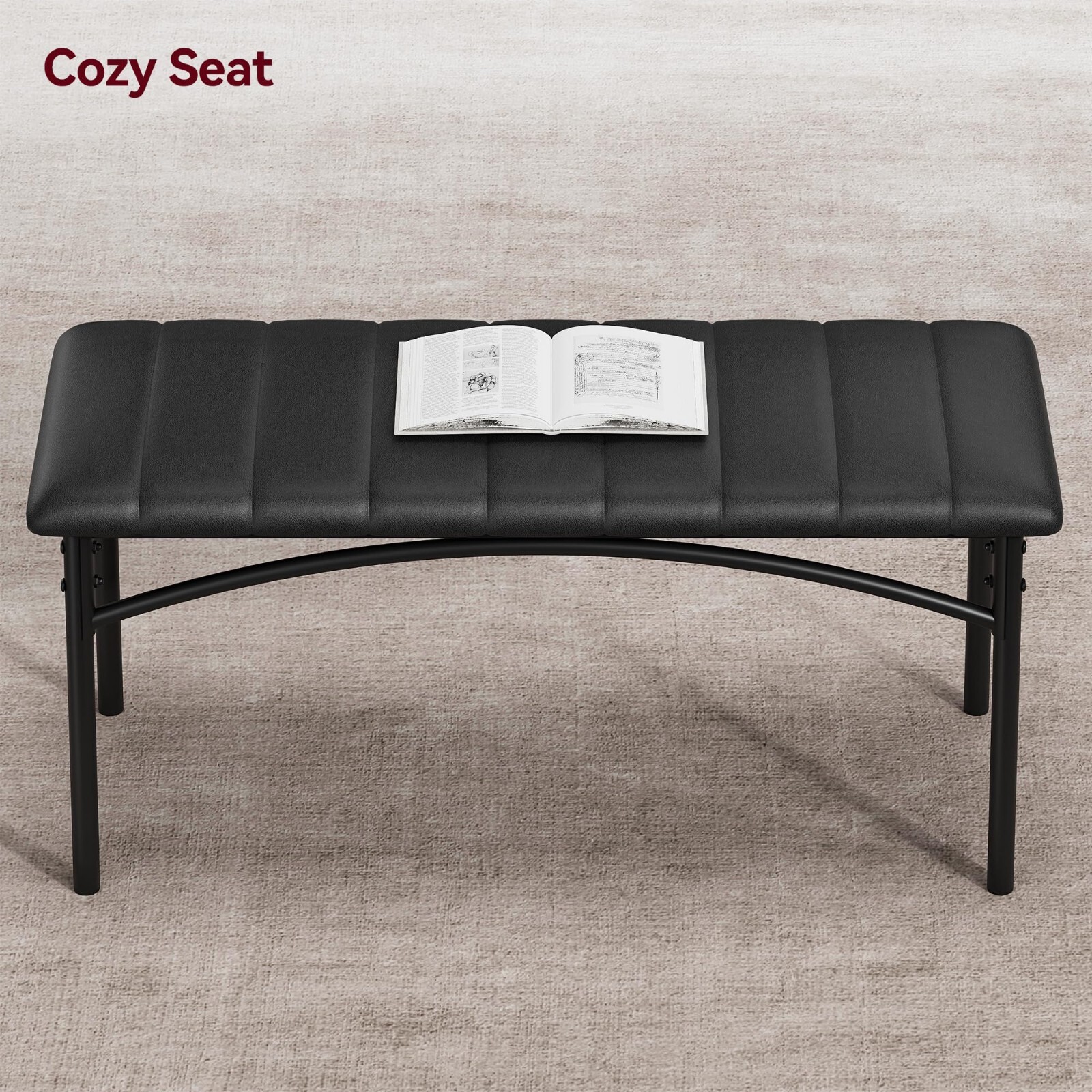 Dining Set Table w/ Upholstered Bench & Chairs Dinette for Small Space Kitchen
