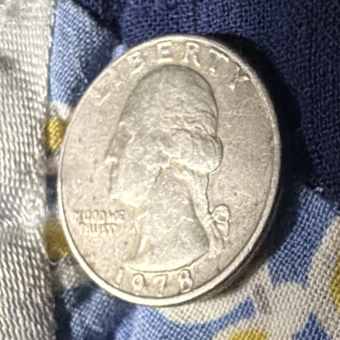 1978 Washington Quarter 25C Philadelphia Business Strike Copper KM#164