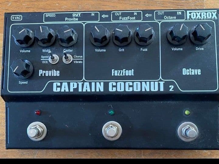 Foxrox Electronics Captain Coconut 2 Guitar Multi Effects Pedal