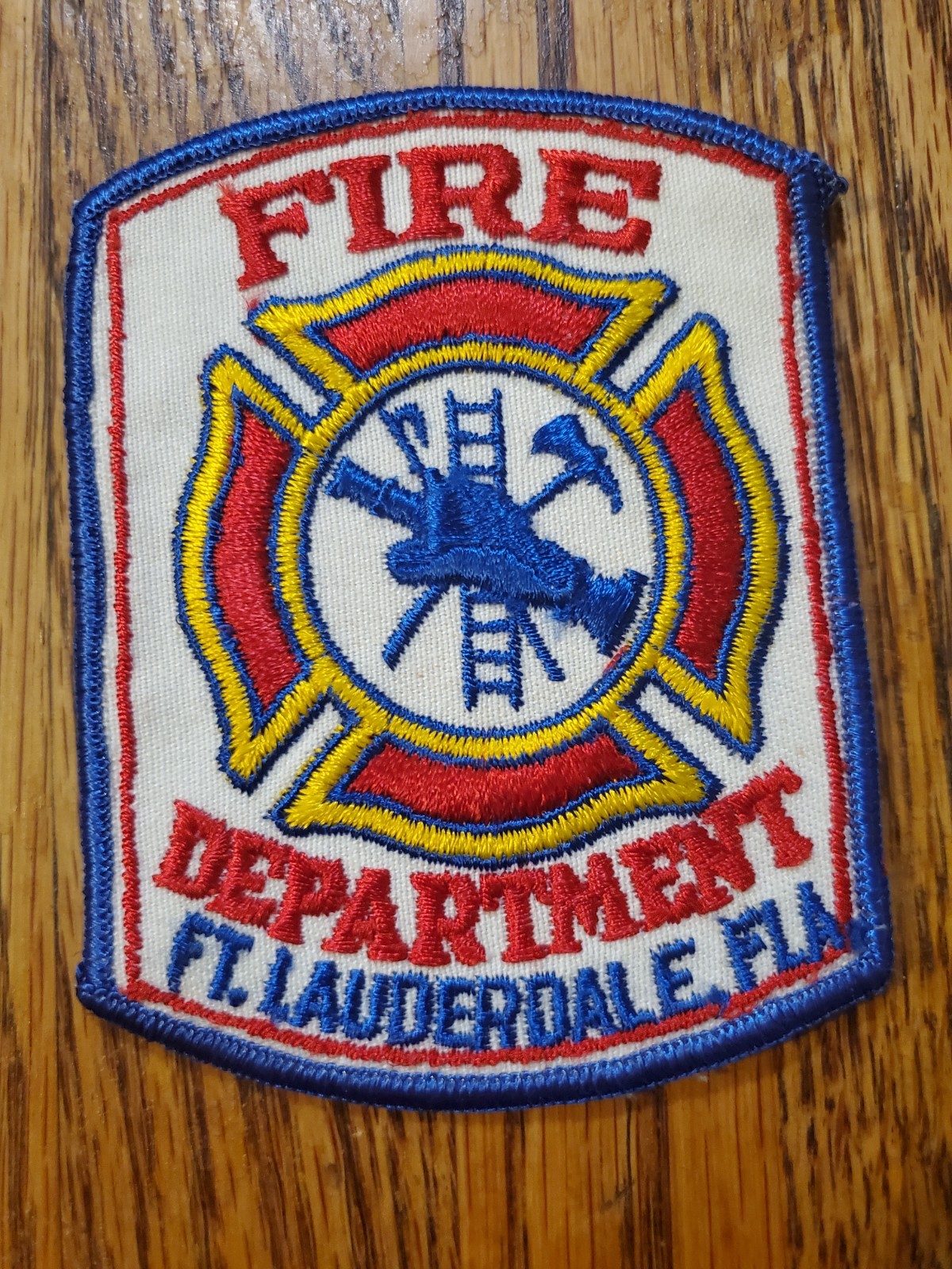 vintage Ft. Lauderdale, Florida Fire Department uniform patch