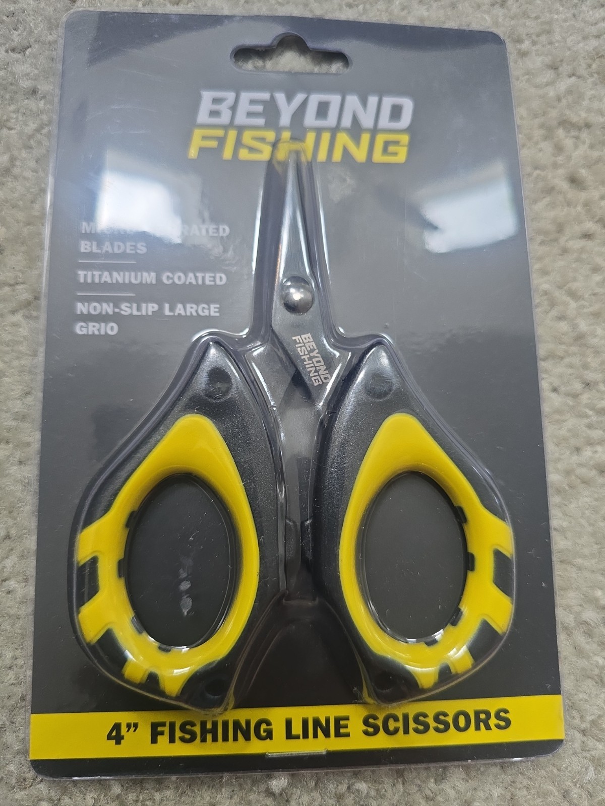 6 Pairs Beyond Fishing 4” Fishing Scissors Braided Line Stainless Steel Non-Slip