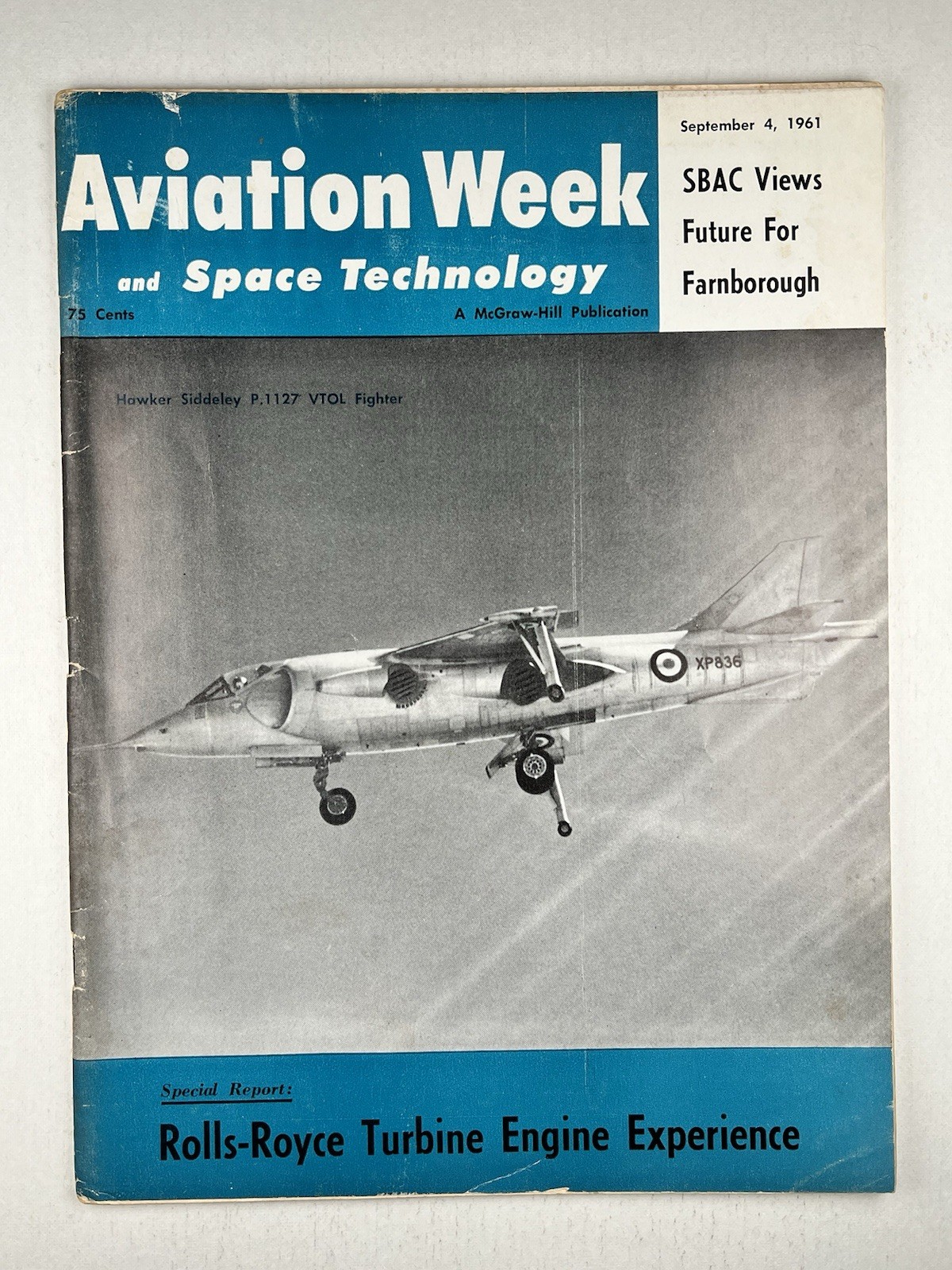 Aviation Week & Space Technology Magazine - 4 Sept 1961 - Hawker Siddeley P.1127