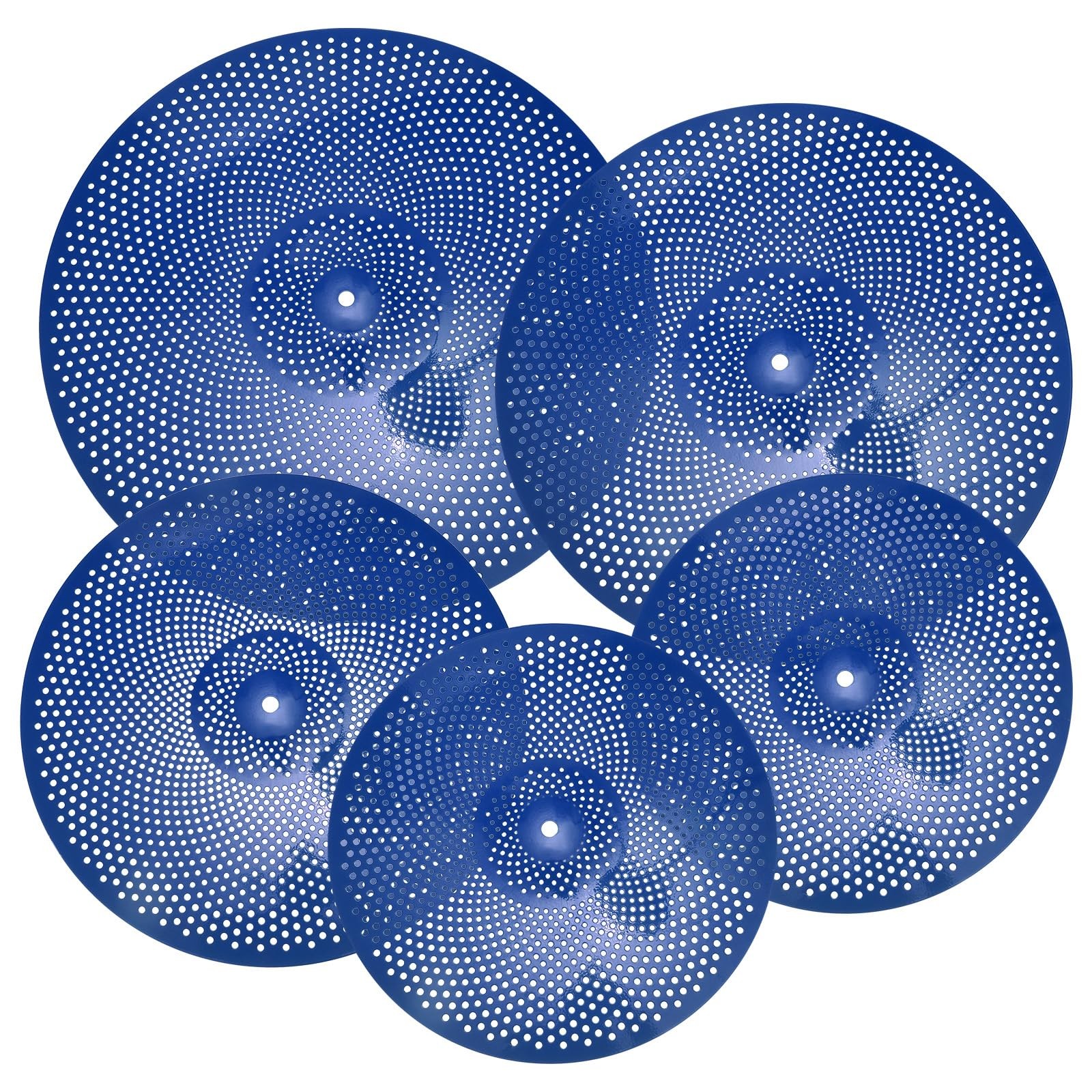 Mute Cymbal Set 14Inch/16Inch/18Inch/20Inch Low Volume Practice Cymbal with B...