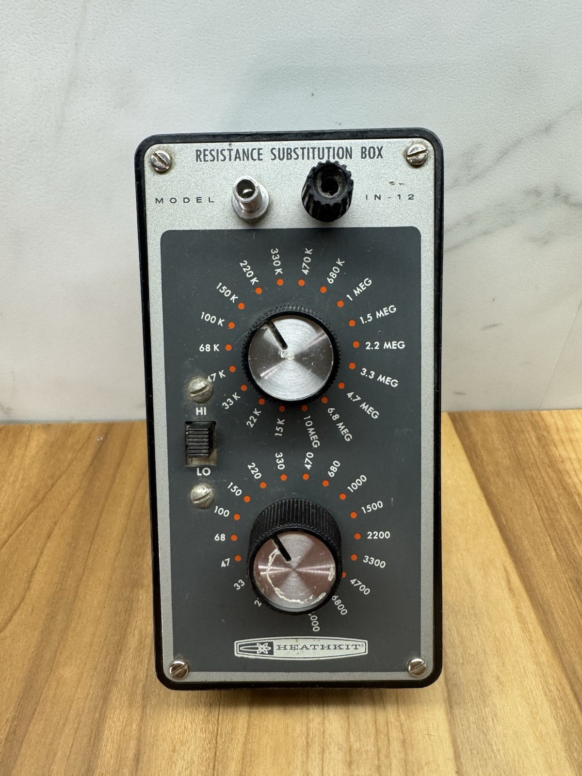Heathkit Resistance Substitution Box Model IN-12- Heathkit By Daystrom