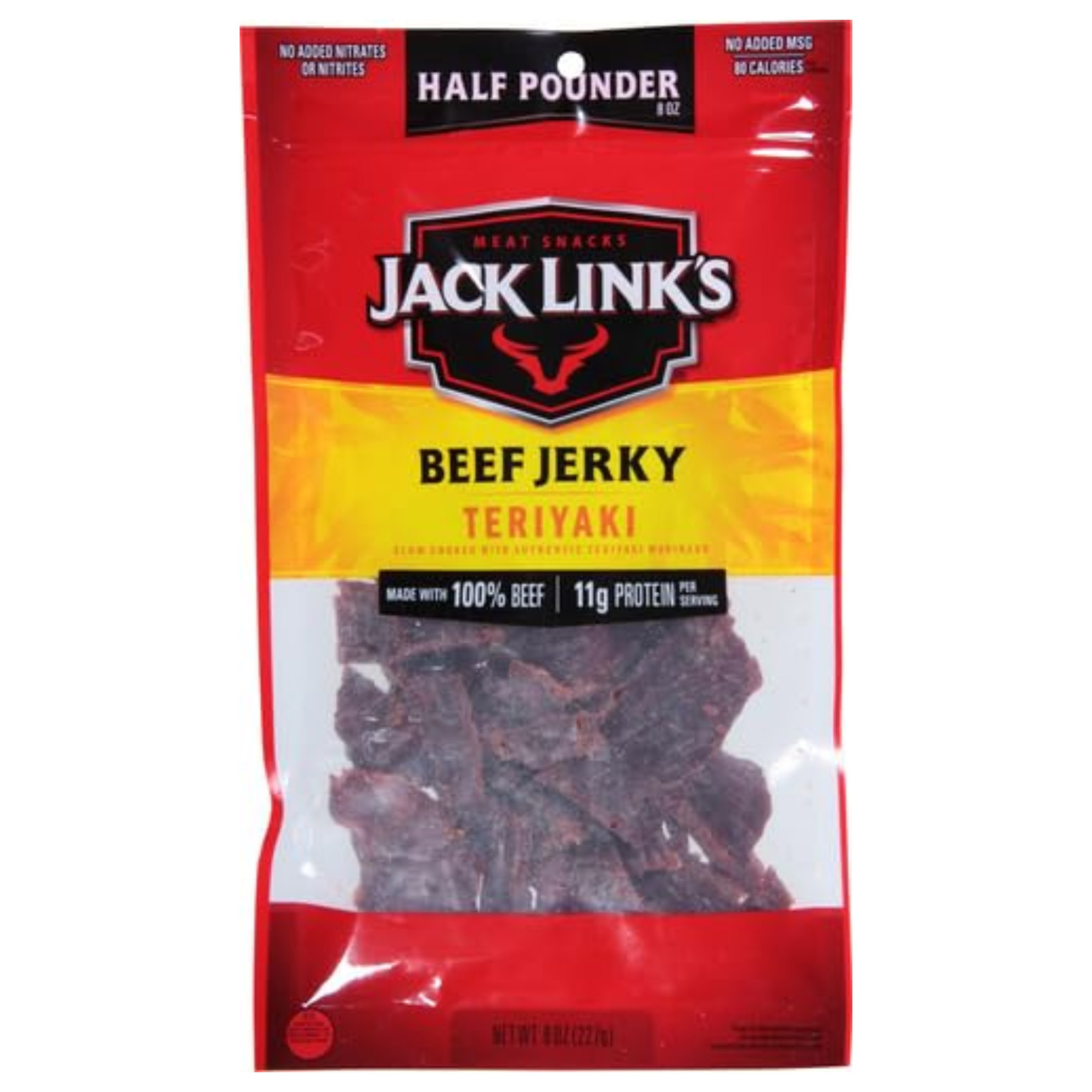 Jack Link's Beef Jerky, Half Pounder Large Jerky Bag, ( Select Your Flavor )