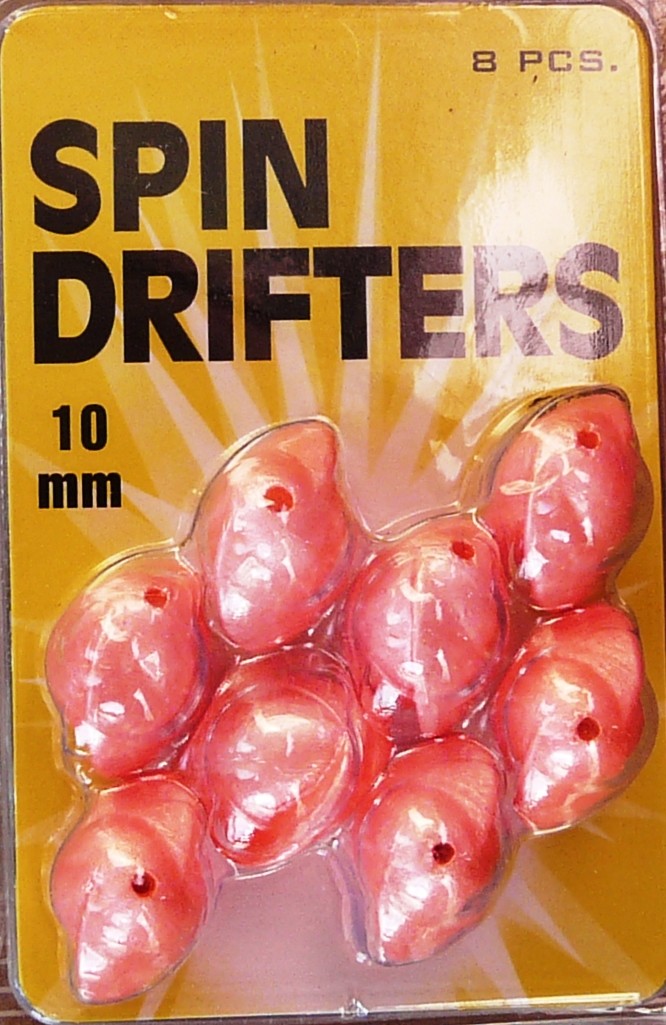 5 packs Danielson 10 mm Spin Drifters Pearl Peach colored SDP1PRLPCH