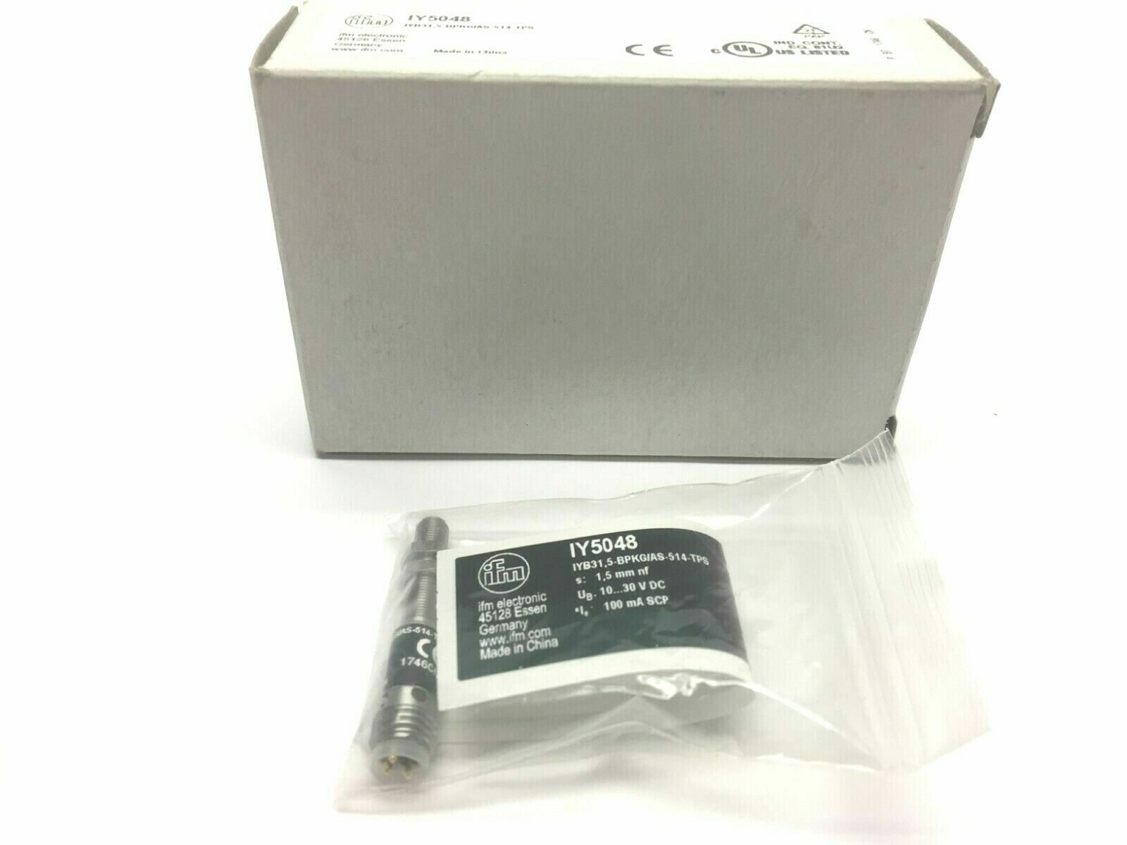 IFM IY5048 Proximity Sensor 10...30 DC New