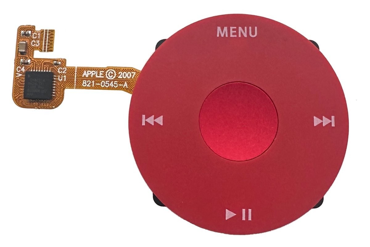 Red Face Plate Clickwheel Button For Apple iPod Classic 6th 7th Gen Replacement