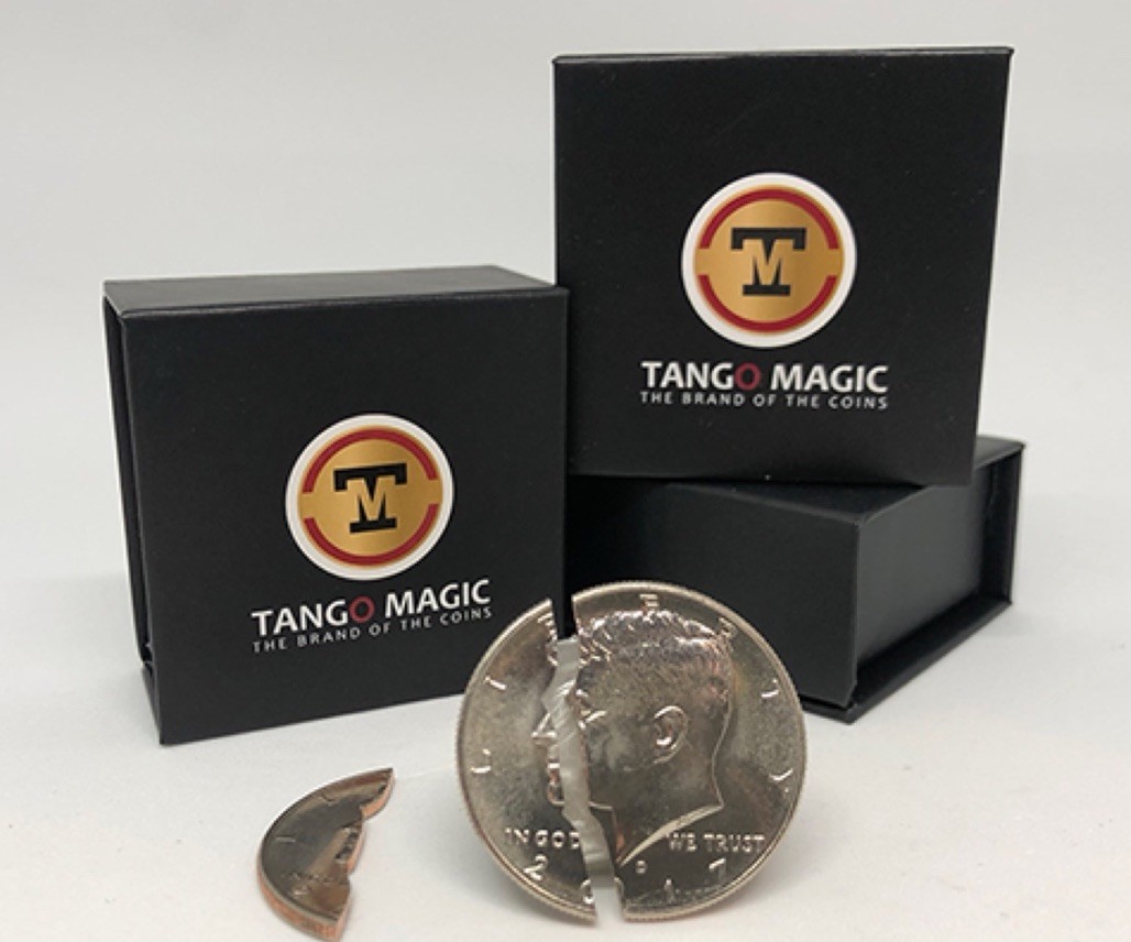 Bite Coin - (D0046)(US Half Dollar - Traditional With Extra Piece) by Tango