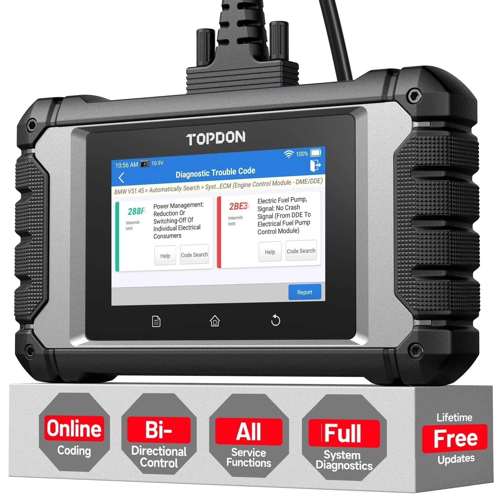 TOPDON ArtiDiag EU OBD2 Scanner for Mercedes-Benz/BMW/VAG