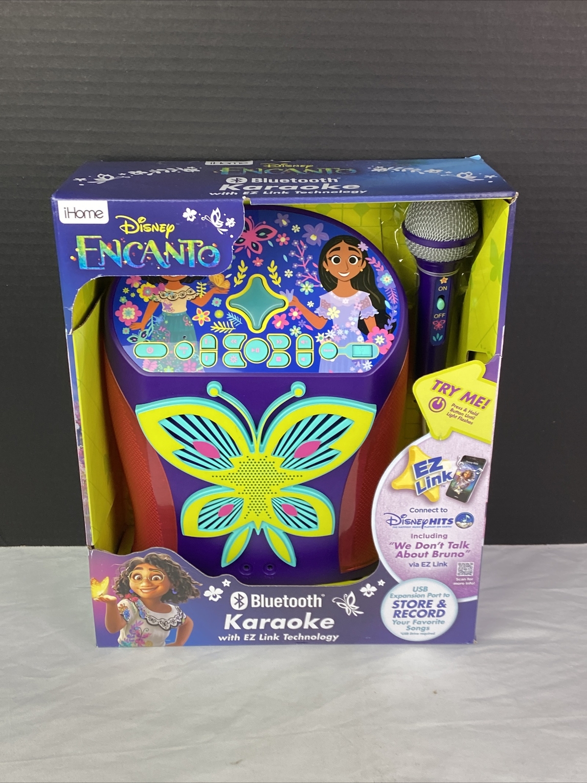 Disney Encanto Bluetooth Karaoke with EZ Link Technology