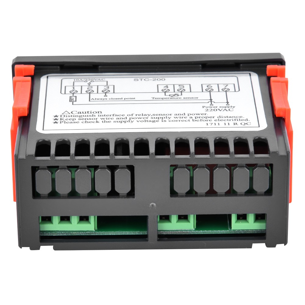 STC‑200 Digital Microcomputer Thermostat Temperature Controller With Refrige