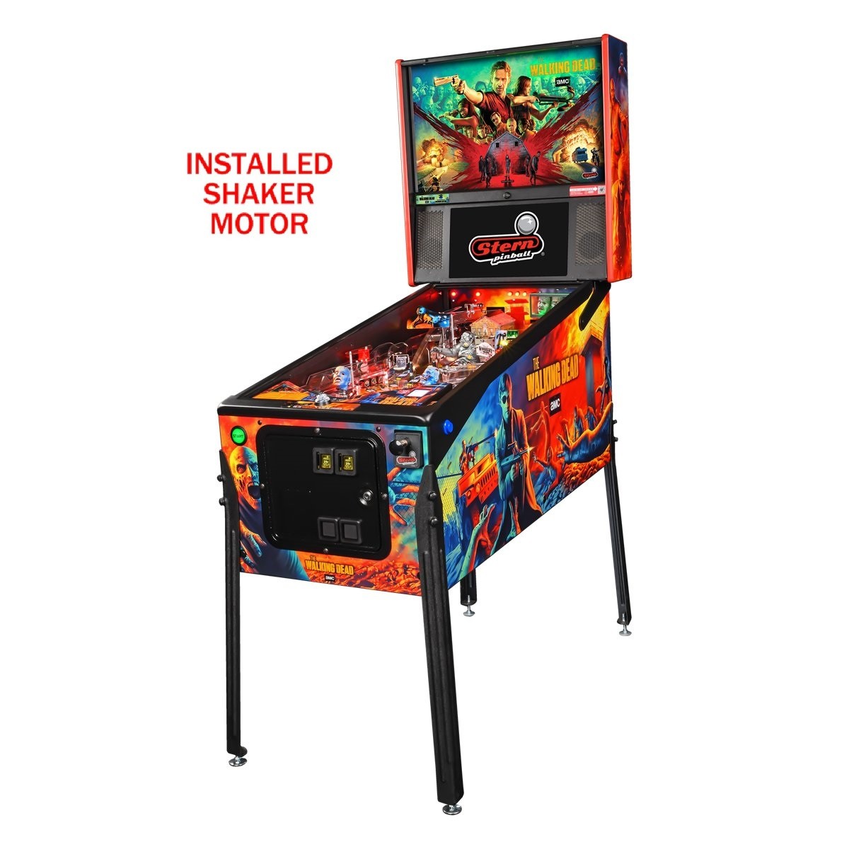 Stern The Walking Dead Remastered Premium Pinball Machine-Installed Shaker Motor