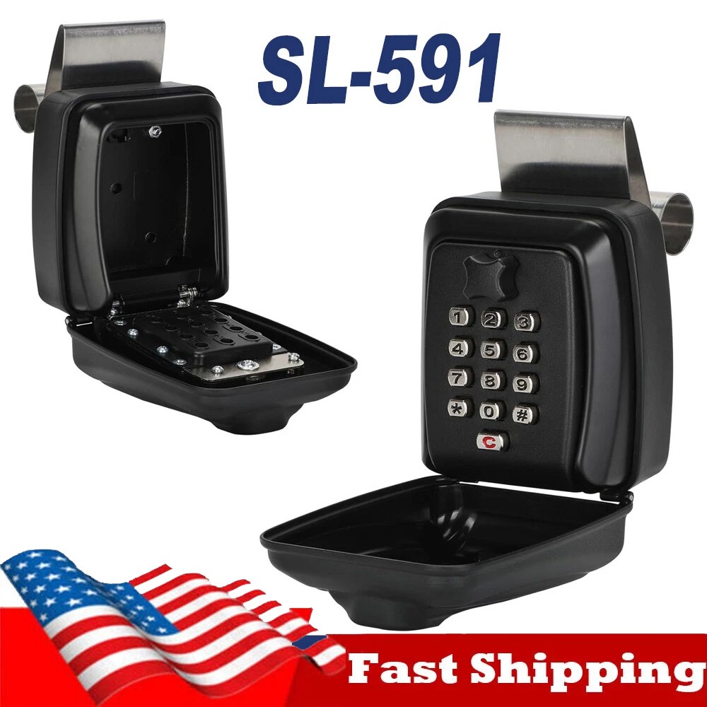 2025 Upgrade Sl-591 Car Window Lock Box For Turo, Car Key Lock Box, Car Window