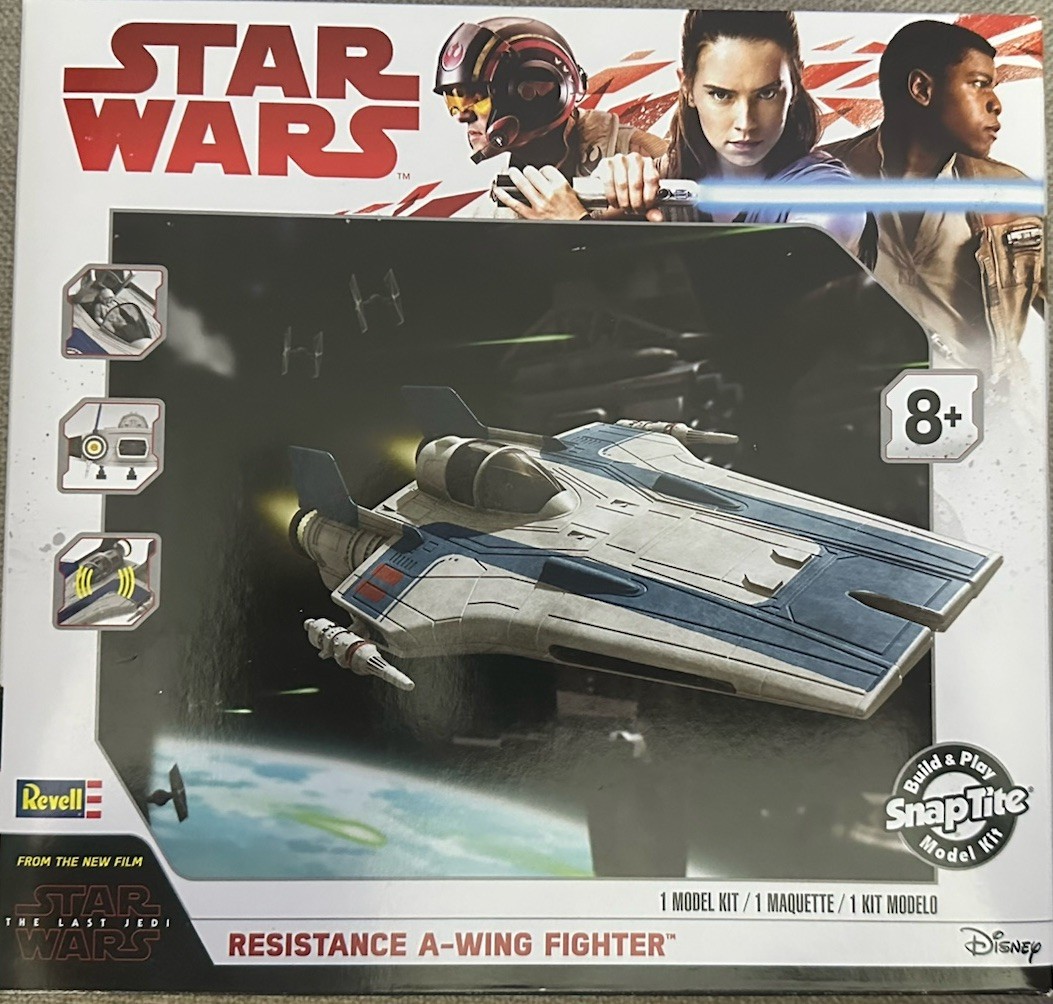Revell Star Wars The Last Jedi Resistance A-Wing Fighter Snap Tite Sealed