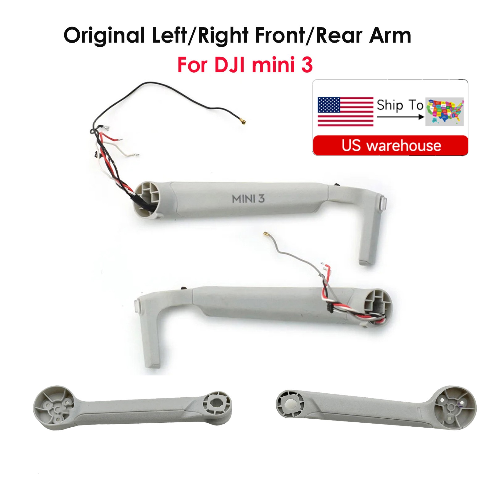 Original Left/Right Front Rear Arm Housing Shell Repair Part For DJI Mini 3