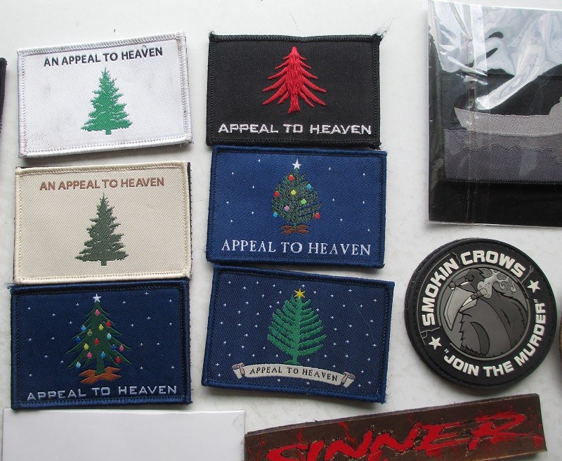 56 ASSORTED EDC MORALE PATCHES EMBROIDERED, PVC LASER CUT & PRINT HOOK & LOOP