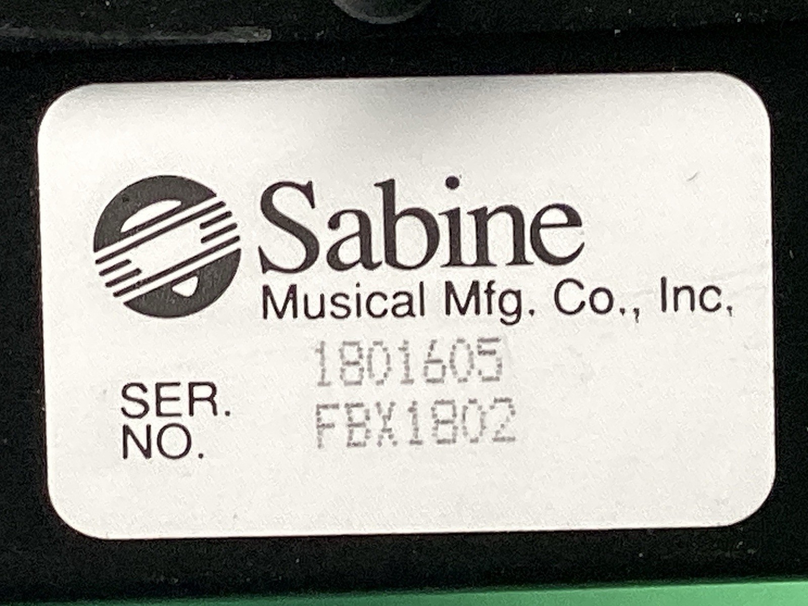 SABINE FBX 1802 Dual Feedback Exterminator Processor Rack Mount - UNTESTED