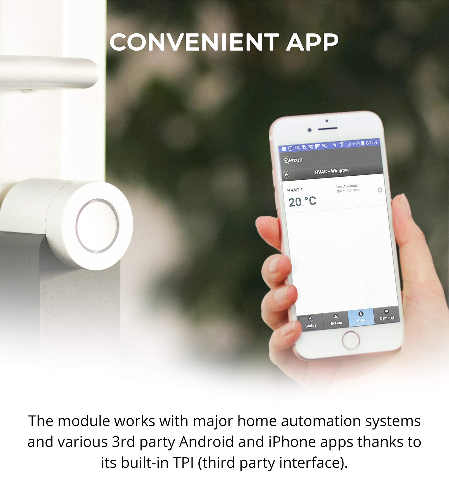 "IP Security Interface Module for DSC Honeywell Systems Compatible with Alexa"