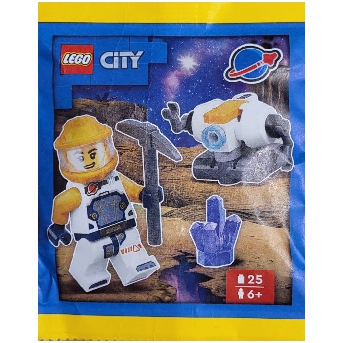 LEGO City Space Astronaut with Robot Paper Bag 952405 (SEALED)