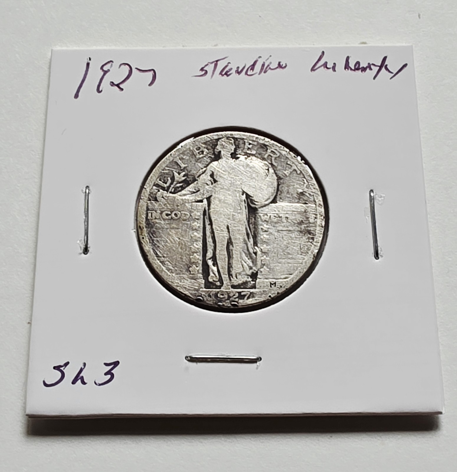 1927 Standing Liberty Quarter VG