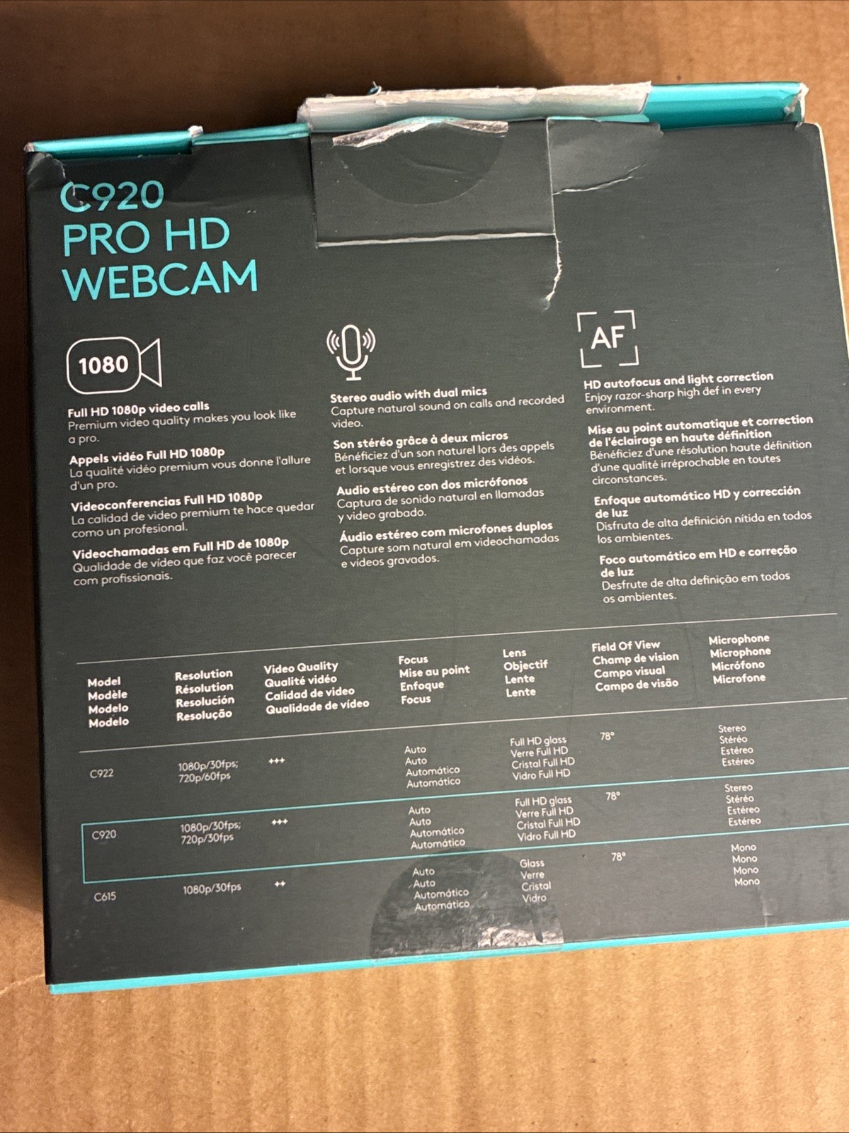 Logitech C920 PRO HD Webcam For Windows and Mac
