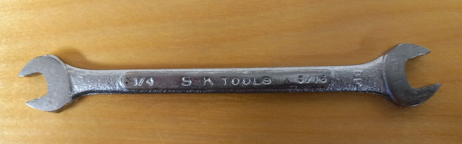Vintage S-K Tools 1/4 x 5/16" Open End Wrench, No. O-810, Made in USA