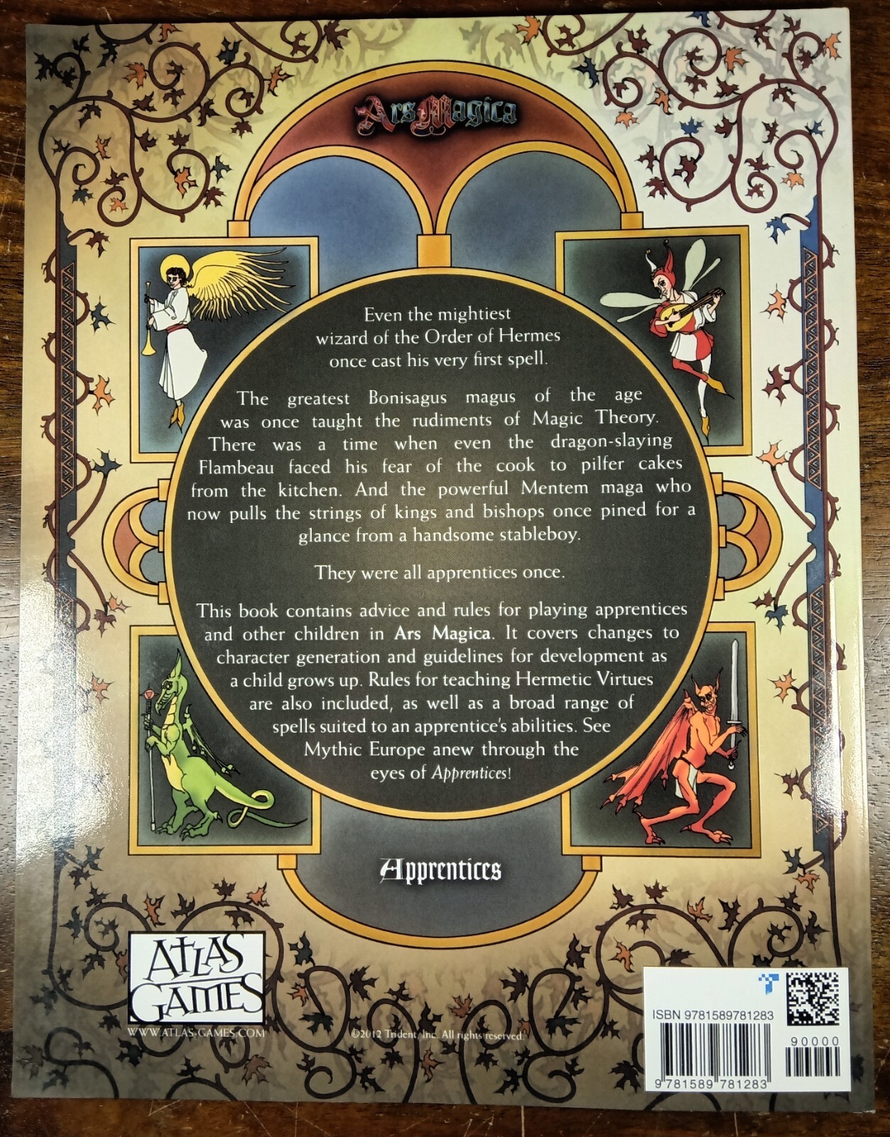 Apprentices (2012, Atlas) Ars Magica RPG new condition